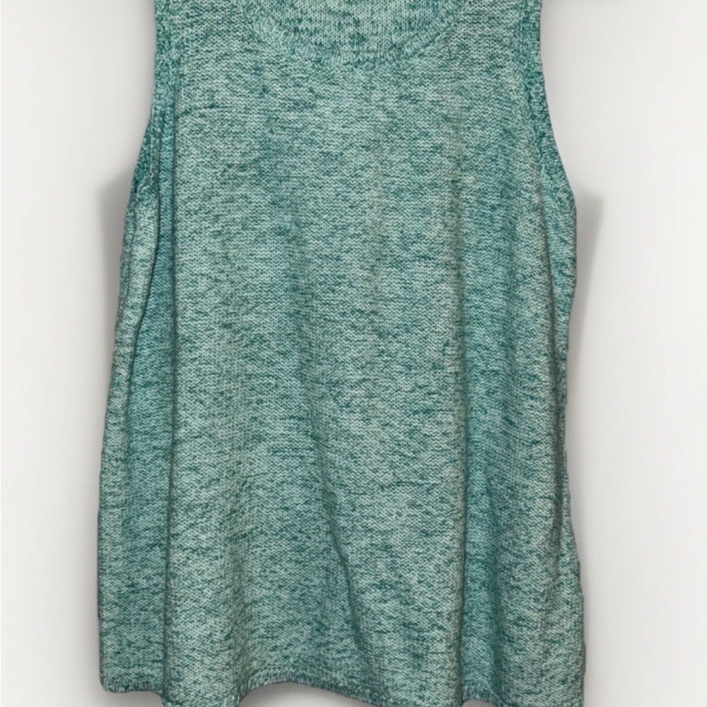 J. Jill Teal Cotton Tank Top